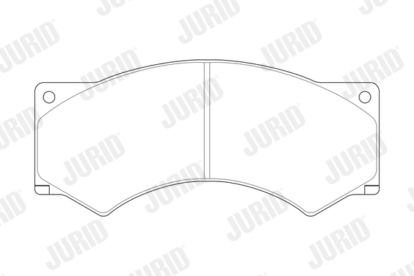 set placute frana,frana disc 2901709560 JURID
