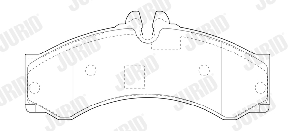 Set placute frana,frana disc 2915309560 JURID