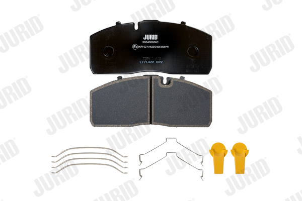 set placute frana,frana disc 2934009560 JURID