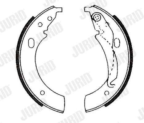 Set saboti frana 361028J JURID