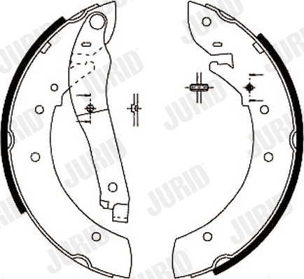 Set saboti frana 361358J JURID