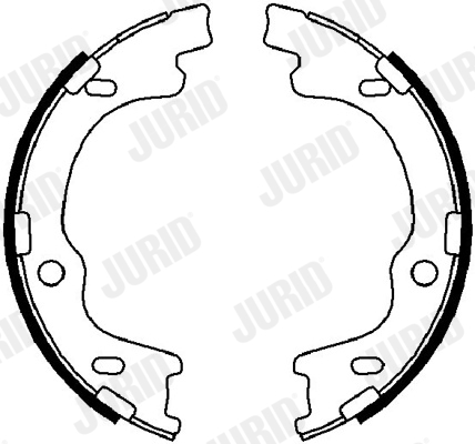 Set saboti frana, frana de mana 362533J JURID