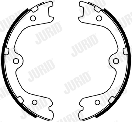 Set saboti frana, frana de mana 362558J JURID