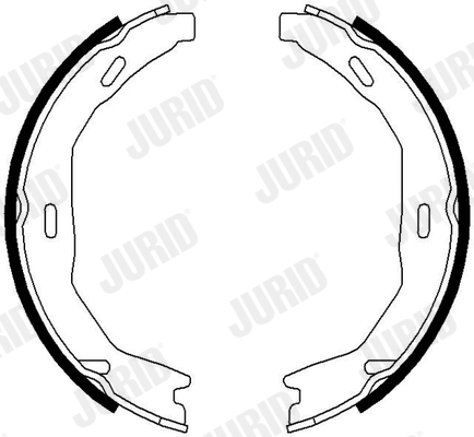 Set saboti frana, frana de mana 362561J JURID