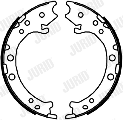 Set saboti frana, frana de mana 362638J JURID
