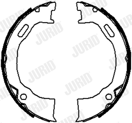 Set saboti frana, frana de mana 362645J JURID