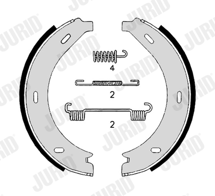 Set saboti frana 362652J JURID