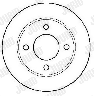 Disc frana 561683JC JURID