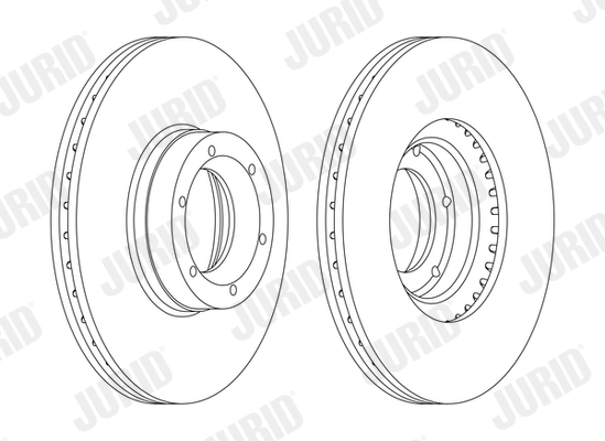 Disc frana 562105JC JURID