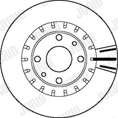 Disc frana 562121J JURID