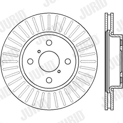 Disc frana 562421JC JURID