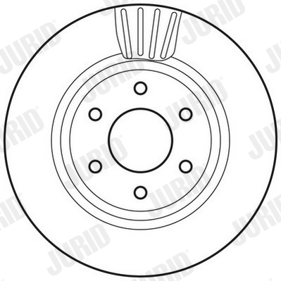 Disc frana 562813JC JURID