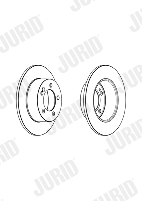 Disc frana 562940JC JURID