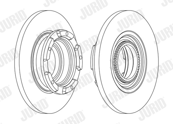 Disc frana 563126J JURID