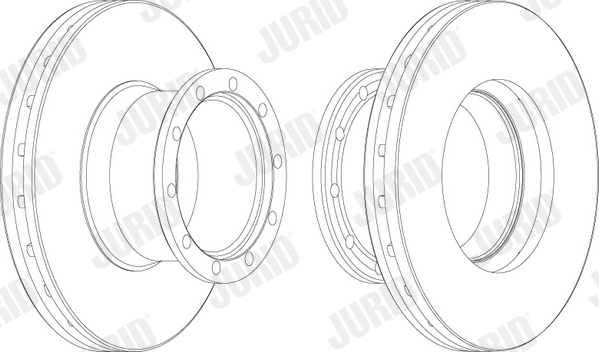 Disc frana 567113J JURID