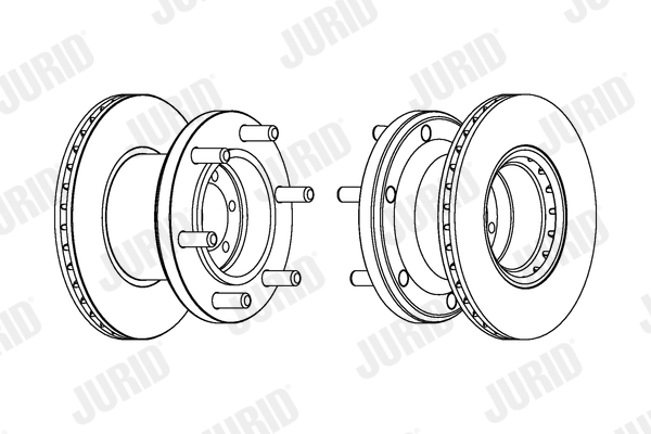 Disc frana 567124J JURID