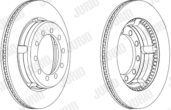 Disc frana 567134J JURID