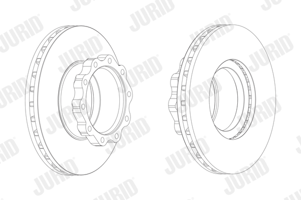 Disc frana 567400J JURID