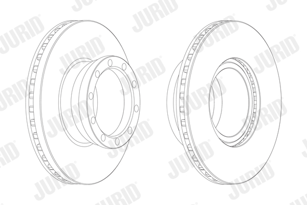 Disc frana 567402J JURID