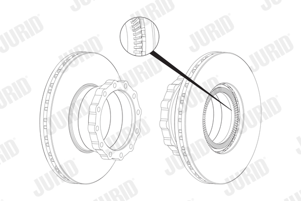 Disc frana 567405J JURID