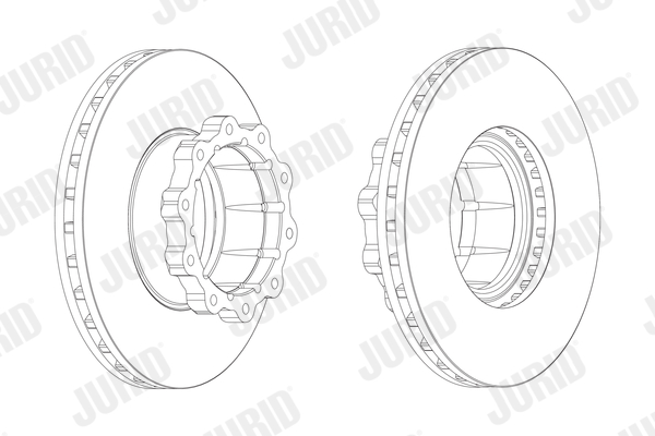 Disc frana 567555J JURID