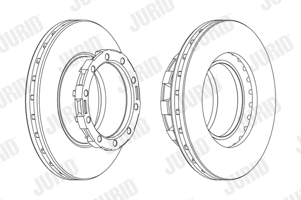 Disc frana 567801J JURID