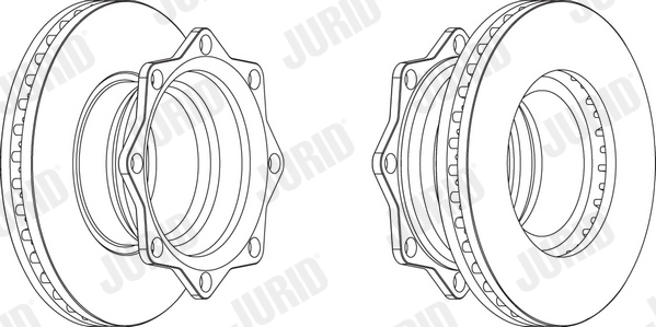 Disc frana 569002J JURID