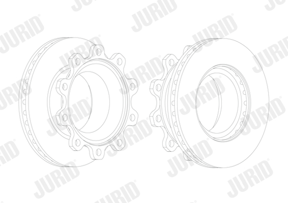 Disc frana 569020J JURID