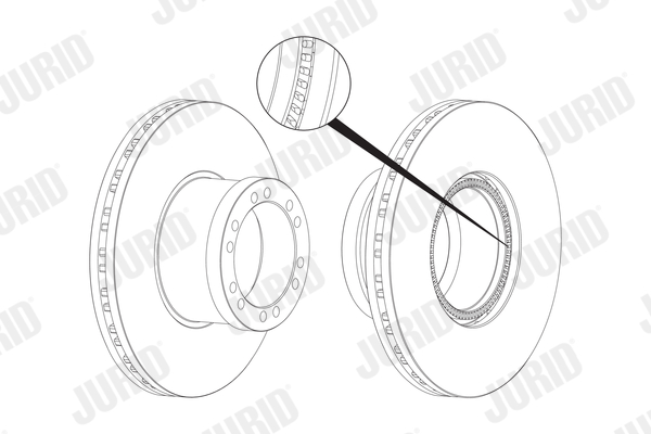 Disc frana 569127J JURID
