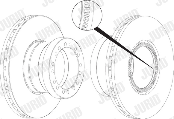 Disc frana 569128J JURID
