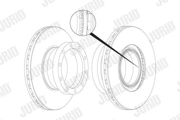 Disc frana 569131J JURID