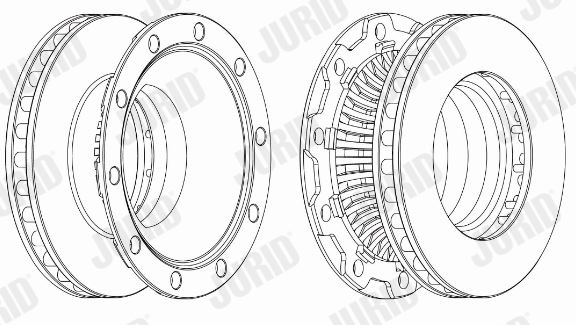 Disc frana 569145J JURID