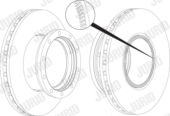 Disc frana 569155J JURID