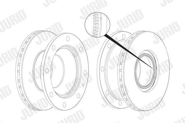 Disc frana 569172J JURID