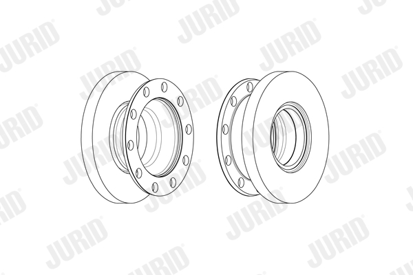 Disc frana 569233J JURID