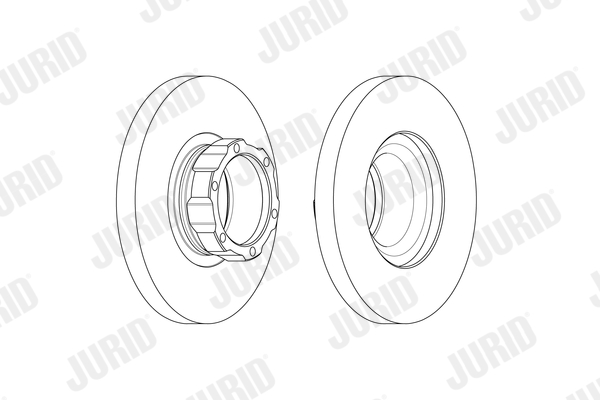 Disc frana 569240J JURID