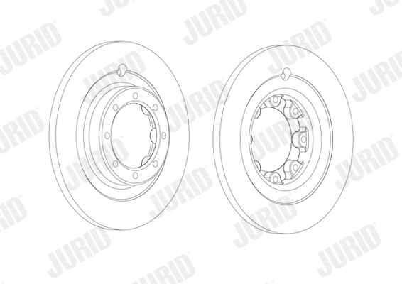 Disc frana 569250J JURID