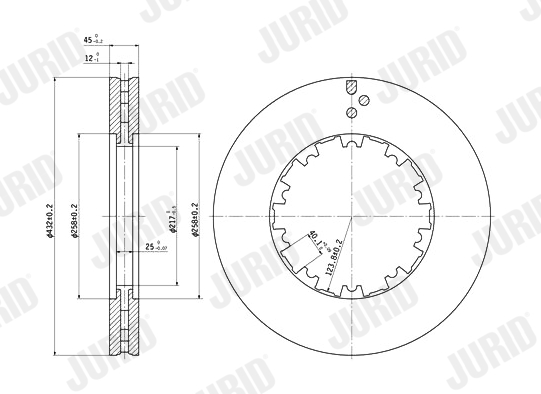 Disc frana 569262J JURID