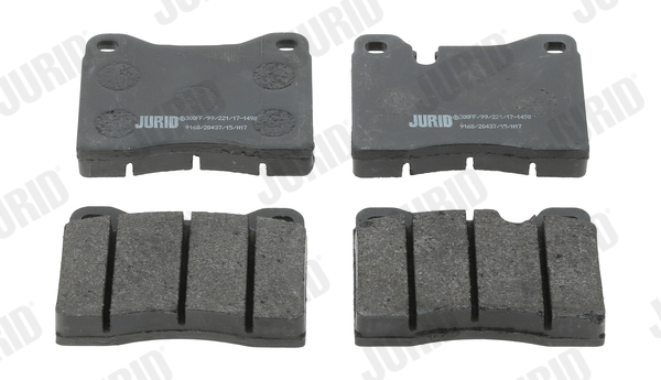 set placute frana,frana disc 571260J JURID