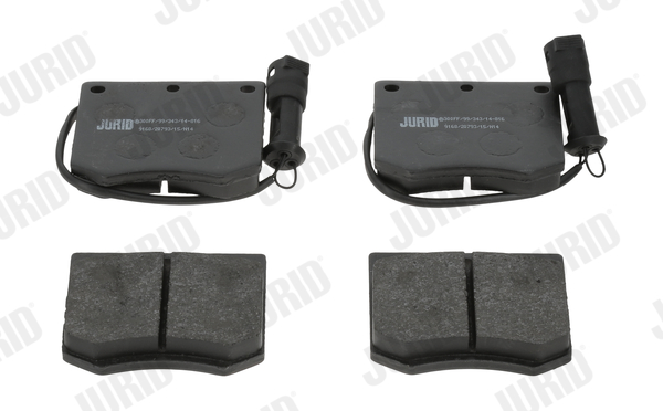 set placute frana,frana disc 571298J JURID