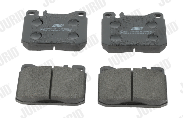 set placute frana,frana disc 571372J JURID