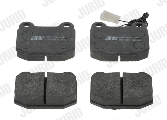 set placute frana,frana disc 571381J JURID