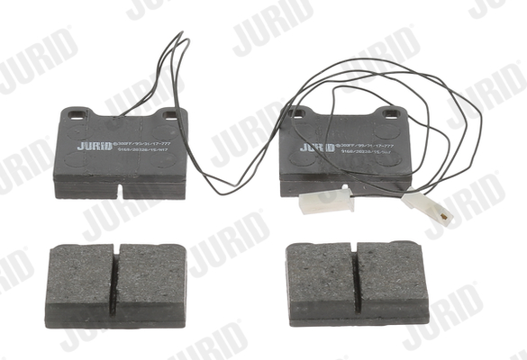 set placute frana,frana disc 571384J JURID