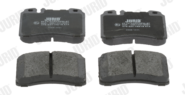 Set placute frana,frana disc 571413J JURID