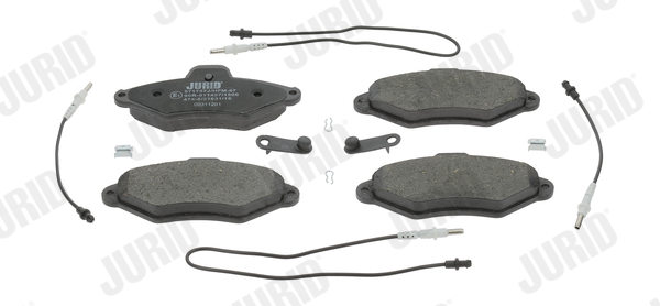 set placute frana,frana disc 571757J JURID