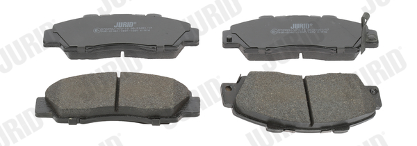 set placute frana,frana disc 572393J JURID