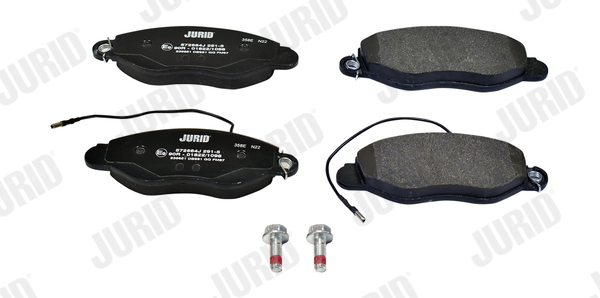 set placute frana,frana disc 572564J JURID
