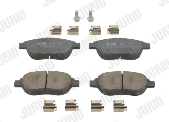 Set placute frana,frana disc 573031JC JURID