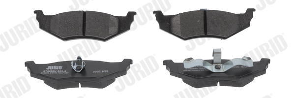 set placute frana,frana disc 573069J JURID