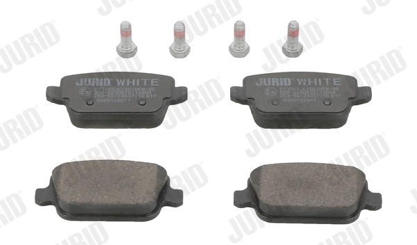 Set placute frana,frana disc 573263JC JURID